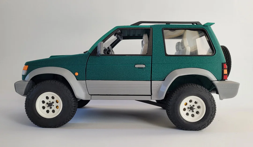 3D Pajero Wireframe and Modeling