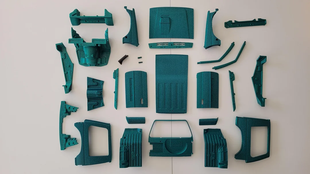 3D Pajero Car Parts Breakdown
