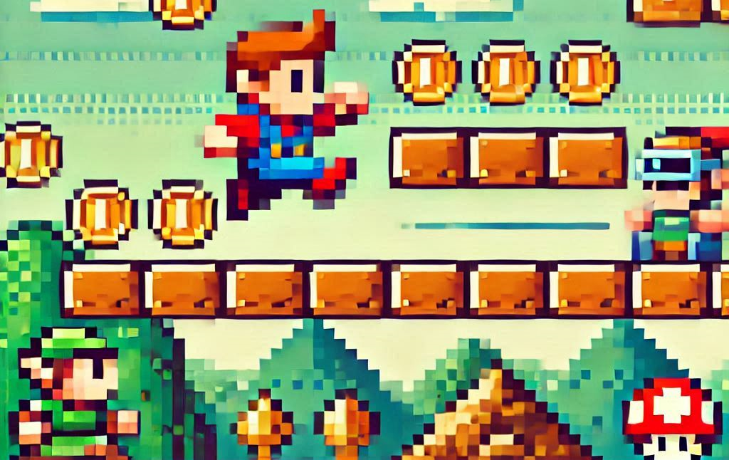 Pixel Art Games retro games image