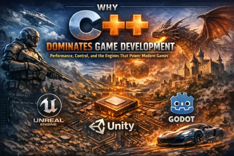 Why C++ Dominates Game Development: Performance, Control, and the Engines That Power Modern Games 1 Why C++ Dominates Game Development