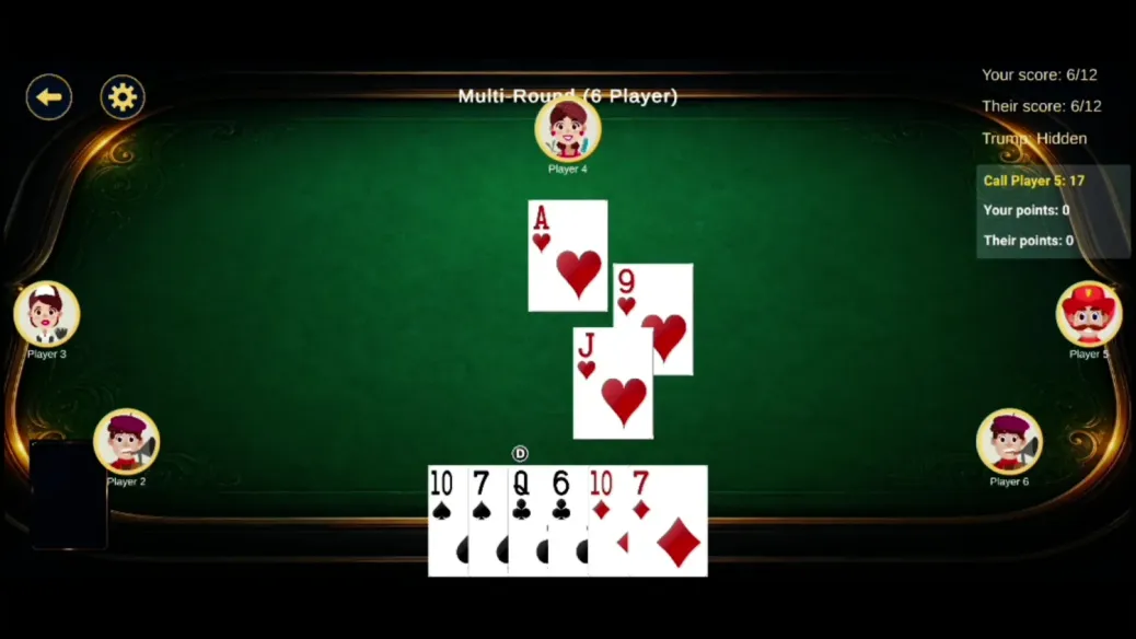 Four player online match in progress in Thuruppu 28