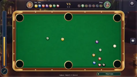 Joy Mates multiplayer Billiards gameplay