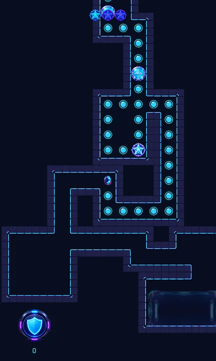 Vyra Shift Case Study: Neon Maze Arcade Game for Android 6 Vyra Shift neon maze arcade game gameplay screenshot 6